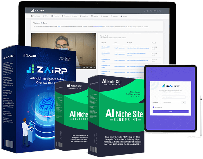 AI Niche Site Blueprint Review web app automation dashboard
