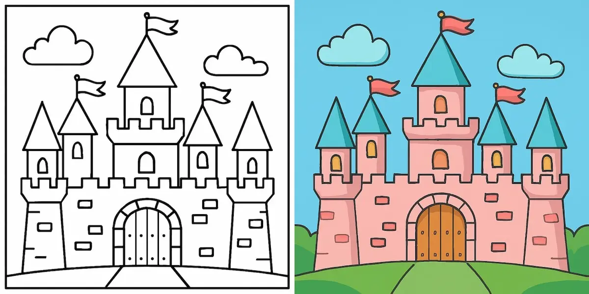 300–1000 Coloring Book Prompts Review features: dual image output workflow”
