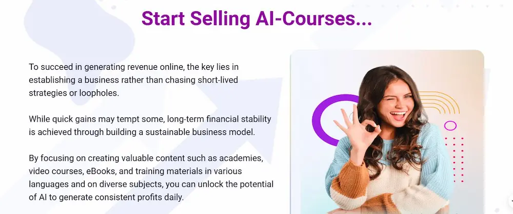 AICOURSE CENTRIC Review Start Selling Ai Courses